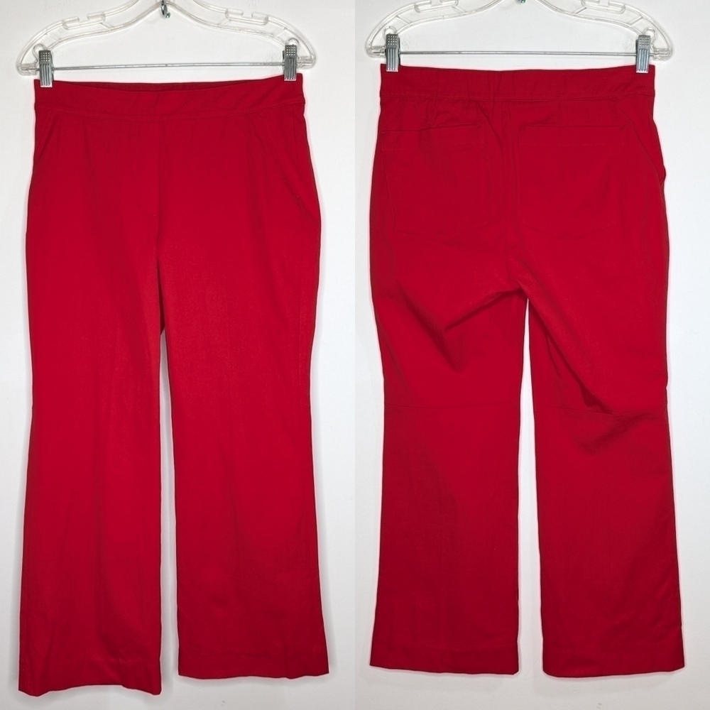 SPANX Red Kick Flare Ponte Pants